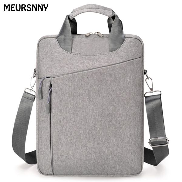 lapbags vertical bag for pro 13 portable notebook case 143 inches business computer cover with adjustable shoulder strap 230701