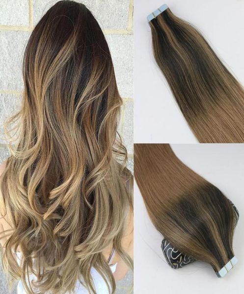 100gram 40pcs tape in human hair extensions balayage ombre color brown brazilian virgin hair seamless pu skin weft2428047, Black
100gram 40pcs tape in human hair extensions balayage ombre color brown brazilian virgin hair seamless pu skin weft2428047, Black