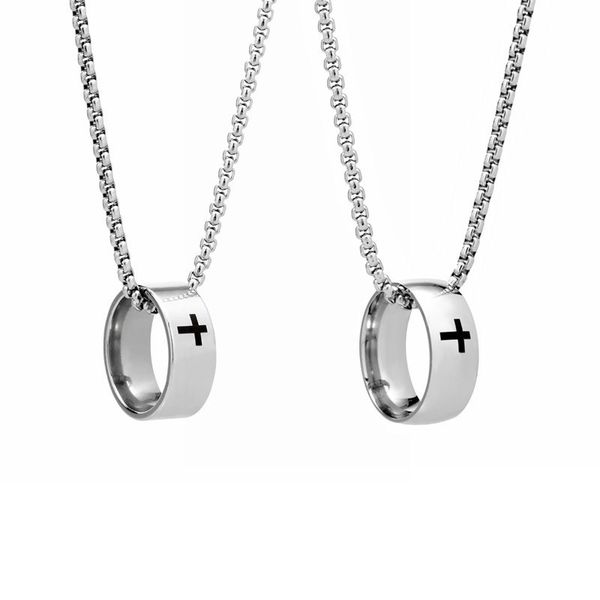 personality fashion simple ring titanium steel necklace for men women hip hop t-shirt accessories sweater chain, Silver
personality fashion simple ring titanium steel necklace for men women hip hop t-shirt accessories sweater chain, Silver
