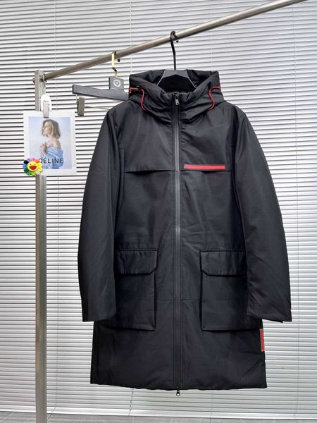 men's autumn and winter long loose hooded down jacket, large pocket design, perfect version, windproof and waterproof fabric design., Tan;black
men's autumn and winter long loose hooded down jacket, large pocket design, perfect version, windproof and waterproof fabric design., Tan;black