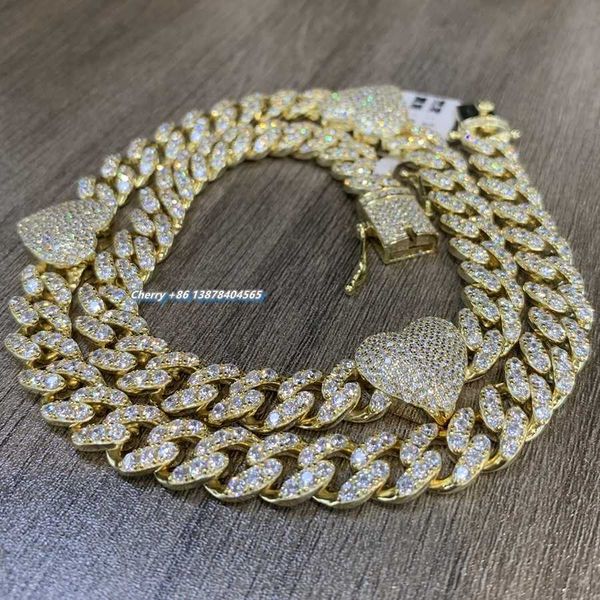 10 12 14 20 mm miami 925 sterling silver gold plated men necklace iced out hiphop jewelry diamond moissanite cuban link chain
10 12 14 20 mm miami 925 sterling silver gold plated men necklace iced out hiphop jewelry diamond moissanite cuban link chain