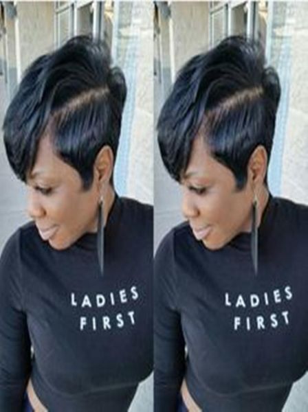 100 human hair pixie side part little lace front wigs for black women natural color machine made short pixiecut wig2336025, Black;brown
100 human hair pixie side part little lace front wigs for black women natural color machine made short pixiecut wig2336025, Black;brown