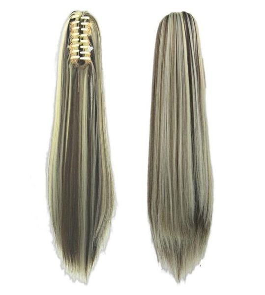 007 synthetic ponytail long straight hair 16quot22quot clip ponytail hair extension blonde brown ombre hair tail with drawstr7811713, Black
007 synthetic ponytail long straight hair 16quot22quot clip ponytail hair extension blonde brown ombre hair tail with drawstr7811713, Black