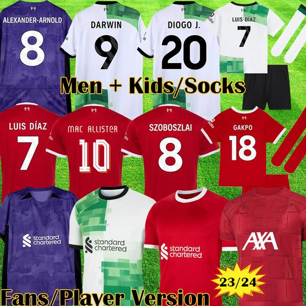 s - 4xl 23 24 allister soccer jerseys szoboszlai gakpo darwin 2023 2024 mohamed luis diaz alexander arnold football kit shirts men kids uni, Black;yellow
s - 4xl 23 24 allister soccer jerseys szoboszlai gakpo darwin 2023 2024 mohamed luis diaz alexander arnold football kit shirts men kids uni, Black;yellow