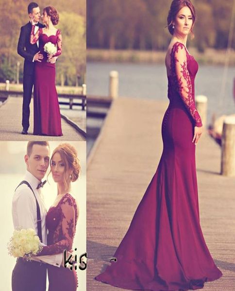 eyecatching burgundy lace mermaid evening dresses sweetheart sheer long sleeves court train prom gowns engagement dresses8950988, Black;red
eyecatching burgundy lace mermaid evening dresses sweetheart sheer long sleeves court train prom gowns engagement dresses8950988, Black;red
