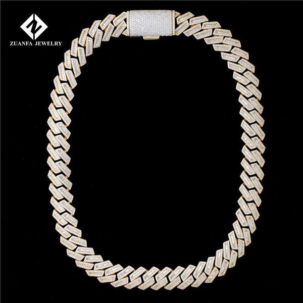 factory custom men hip hop iced out 18mm solid s925 10k 14k 18k yellow gold plated moissanite diamond cuban chain link necklace, Silver
factory custom men hip hop iced out 18mm solid s925 10k 14k 18k yellow gold plated moissanite diamond cuban chain link necklace, Silver