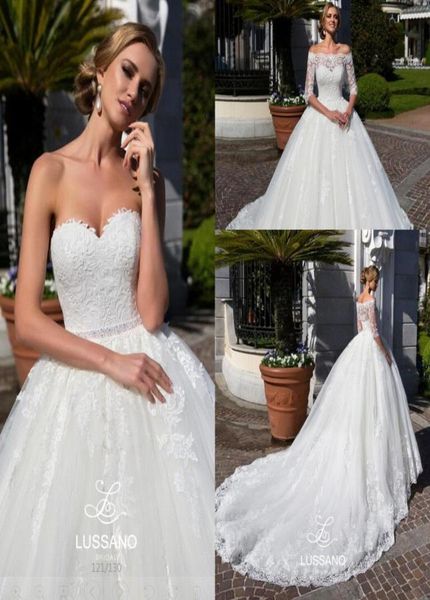 bohemian vintage lace aline wedding dresses off the shoulder half sleeves new court train elegant church bridal gowns vestido de 5473640, White
bohemian vintage lace aline wedding dresses off the shoulder half sleeves new court train elegant church bridal gowns vestido de 5473640, White