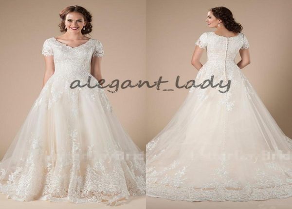 aline lace tulle vintage modest wedding dresses with short sleeves appliques formal country western wedding dresses temple bridal4549443, White
aline lace tulle vintage modest wedding dresses with short sleeves appliques formal country western wedding dresses temple bridal4549443, White