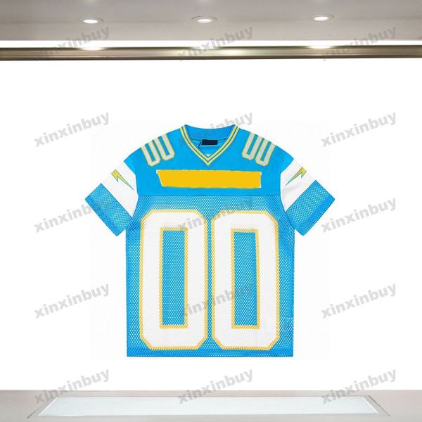 xinxinbuy men designer tee t shirt 23ss letter printing mesh fabric short sleeve cotton women white black blue s-2xl, Black;brown
xinxinbuy men designer tee t shirt 23ss letter printing mesh fabric short sleeve cotton women white black blue s-2xl, Black;brown