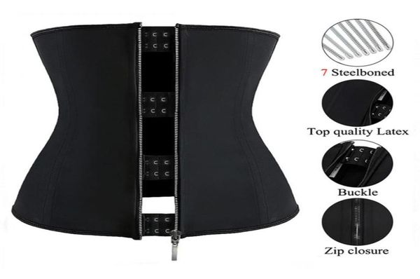 latex waist corset cincher slimming body shaper with 7 steel bones zipper hook closure double control abdomen tummy shapewear fo8749809
latex waist corset cincher slimming body shaper with 7 steel bones zipper hook closure double control abdomen tummy shapewear fo8749809