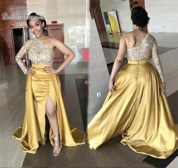 one shoulder front split evening dresses long sleeves vestidos de novia prom dress zipper back formal party gowns7393340, Black
one shoulder front split evening dresses long sleeves vestidos de novia prom dress zipper back formal party gowns7393340, Black