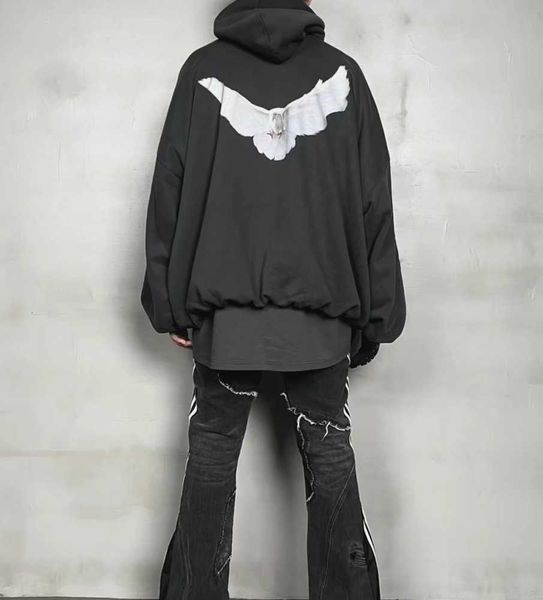 designer kanyes classic west luxury hoodie three party joint name peace dove printed mens and womens yzys vintage pullover sweater hooded na, Black
designer kanyes classic west luxury hoodie three party joint name peace dove printed mens and womens yzys vintage pullover sweater hooded na, Black