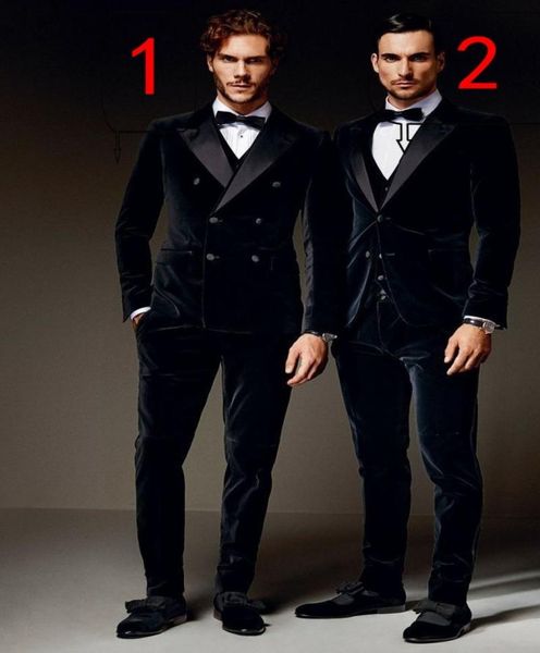 new fashion peak lapel velvet groom tuxedos groomsmen blazer excellent men business formal prom party suits jacketpantstievest7595394, Black;gray
new fashion peak lapel velvet groom tuxedos groomsmen blazer excellent men business formal prom party suits jacketpantstievest7595394, Black;gray