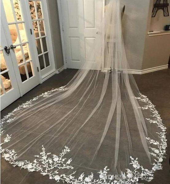 new arrival 3m long veil lace applique whiteivory wedding veil bride veils bridal hair with comb9793254, Black
new arrival 3m long veil lace applique whiteivory wedding veil bride veils bridal hair with comb9793254, Black