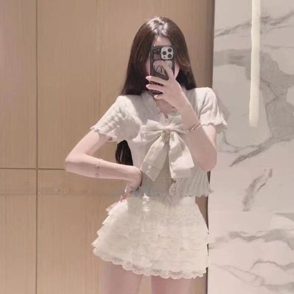 limited edition designer t-shirt women's bow sweet style chest letters fashion socialite lover summer shirt, White
limited edition designer t-shirt women's bow sweet style chest letters fashion socialite lover summer shirt, White