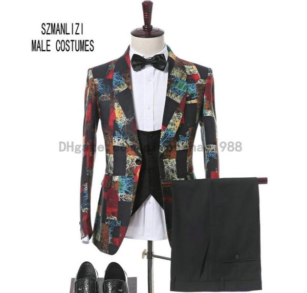 2018 new arrival brand 3 pieces one button slim fit printed groom tuxedos shawl lapel groomsmen man mens wedding suits custom2359369, Black;gray
2018 new arrival brand 3 pieces one button slim fit printed groom tuxedos shawl lapel groomsmen man mens wedding suits custom2359369, Black;gray