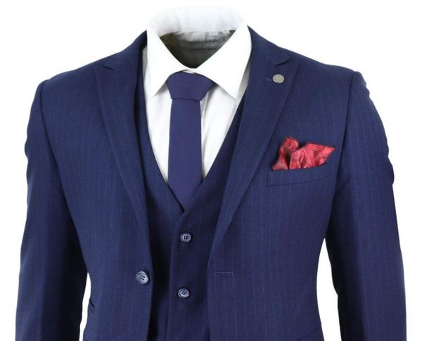 mens suits navyblue 3 piece pinstripe mafia suit tailored fit double breast vintage wool fit peaky blinders slim fit wedding tuxe4657524, Black;gray
mens suits navyblue 3 piece pinstripe mafia suit tailored fit double breast vintage wool fit peaky blinders slim fit wedding tuxe4657524, Black;gray