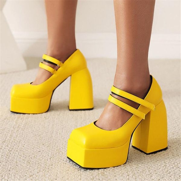 dress shoes pxelena 5 candy color plus size 34-43 women party nightclub cosplay chunky block high heels platform pumps yellow ol, Black
dress shoes pxelena 5 candy color plus size 34-43 women party nightclub cosplay chunky block high heels platform pumps yellow ol, Black
