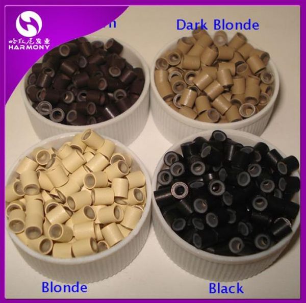 1000pcsbag 40x36x40mm copper ring with silicone link beads hair extension tools 8 colors for choose5553737, Black
1000pcsbag 40x36x40mm copper ring with silicone link beads hair extension tools 8 colors for choose5553737, Black