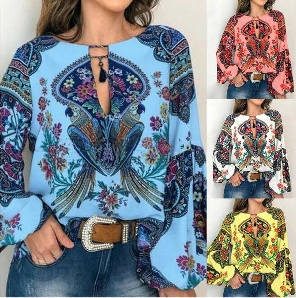 2023 new women's fashion casual flower v-neck long sleeve oversized women's shirt t-shirt s to 5xl plus size, White
2023 new women's fashion casual flower v-neck long sleeve oversized women's shirt t-shirt s to 5xl plus size, White