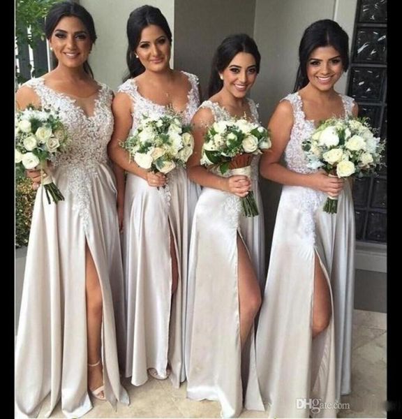luxury beach bridesmaid dresses side split lace wedding party dresses long evening dressmaid appliques long bridesmaid gowns3564763, White;pink
luxury beach bridesmaid dresses side split lace wedding party dresses long evening dressmaid appliques long bridesmaid gowns3564763, White;pink