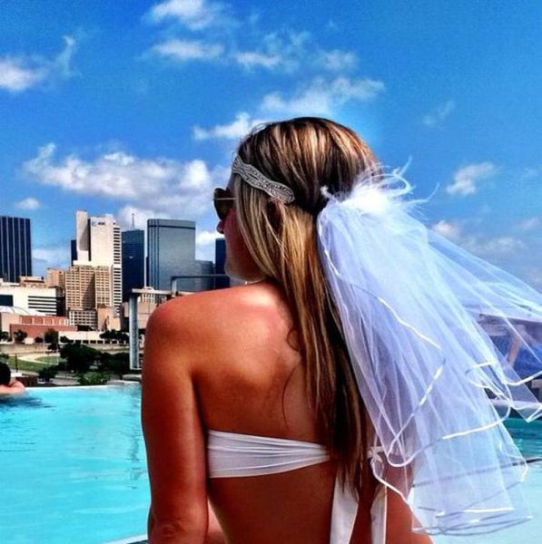 2016 wedding bikini veil two pieces headpiece veil and booty veil bachelorette party veils bachelorette party set hen party bridal4810207, Black
2016 wedding bikini veil two pieces headpiece veil and booty veil bachelorette party veils bachelorette party set hen party bridal4810207, Black