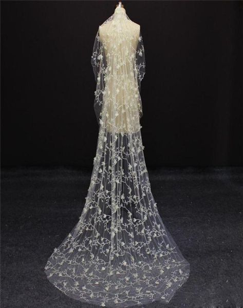 romantic full lace wedding veil one layer 3d floral appliques bridal accessories long veils for bride6343893, Black
romantic full lace wedding veil one layer 3d floral appliques bridal accessories long veils for bride6343893, Black