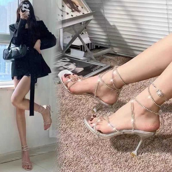 sandals sandals high heels rhinestones new style square head slim crystal straps caligae summer 230626, Black
sandals sandals high heels rhinestones new style square head slim crystal straps caligae summer 230626, Black