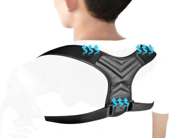 new brace support belt adjustable back posture corrector clavicle spine back shoulder lumbar posture correction for men women5373792, Black;blue
new brace support belt adjustable back posture corrector clavicle spine back shoulder lumbar posture correction for men women5373792, Black;blue