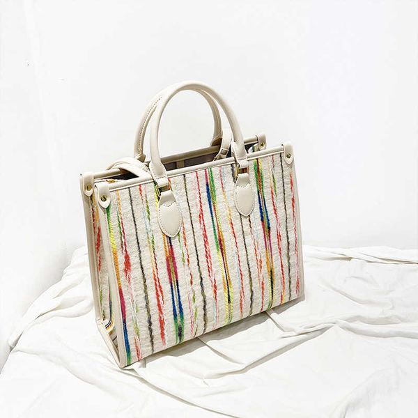 summer new shoulder bag women's handbag rainbow tote bag high capacity women's bag
summer new shoulder bag women's handbag rainbow tote bag high capacity women's bag