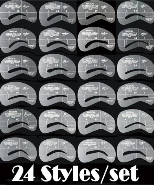 200 packs magical 24 styles eyebrow stencil tool makeup styles eye brow template shaper make up tool1224028
200 packs magical 24 styles eyebrow stencil tool makeup styles eye brow template shaper make up tool1224028
