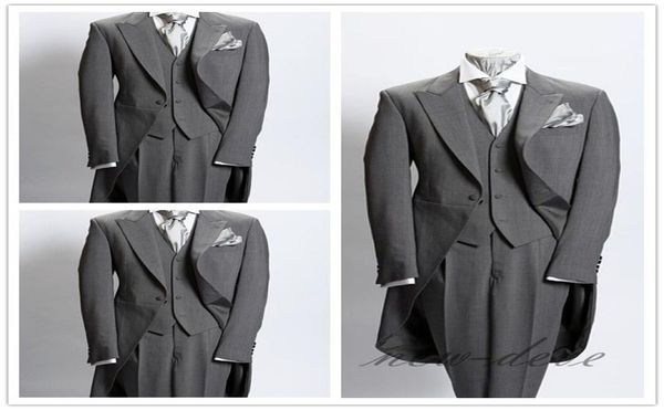 wedding tuxedos dim gray trim 3pcs men039s suits with tail coat slim fit british plaid custom tuxedos jacket pants vest9291627, Black;gray
wedding tuxedos dim gray trim 3pcs men039s suits with tail coat slim fit british plaid custom tuxedos jacket pants vest9291627, Black;gray