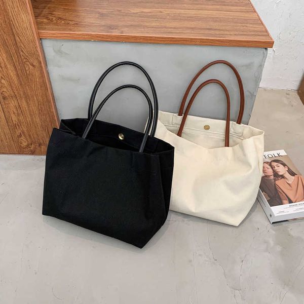 canvas bag women new version ins student large capacity handbag one shoulder shopping bag simple tote bag
canvas bag women new version ins student large capacity handbag one shoulder shopping bag simple tote bag