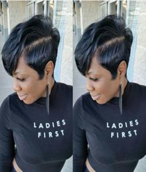 100 human hair pixie side part little lace front wigs for black women natural color machine made short pixiecut wig6051213, Black;brown
100 human hair pixie side part little lace front wigs for black women natural color machine made short pixiecut wig6051213, Black;brown