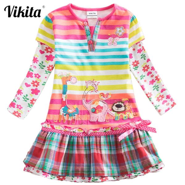 vikita brand girls dresses kids baby striped roupa infantil dress child clothes girls deer elephant cartoon flower dresses lj200828835461, Red;yellow
vikita brand girls dresses kids baby striped roupa infantil dress child clothes girls deer elephant cartoon flower dresses lj200828835461, Red;yellow