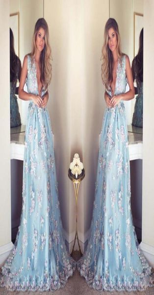 floral appliqueed long prom dresses deep v neck sleeveless light sky blue formal party dresses 2017 floor length celebrity ev2877247, Black
floral appliqueed long prom dresses deep v neck sleeveless light sky blue formal party dresses 2017 floor length celebrity ev2877247, Black