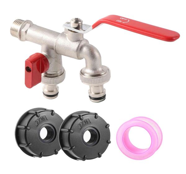 double tap ibc tank adapter s60x6 12quot garden hose faucet watertank replacement connector garden irrigation accessories7606430
double tap ibc tank adapter s60x6 12quot garden hose faucet watertank replacement connector garden irrigation accessories7606430