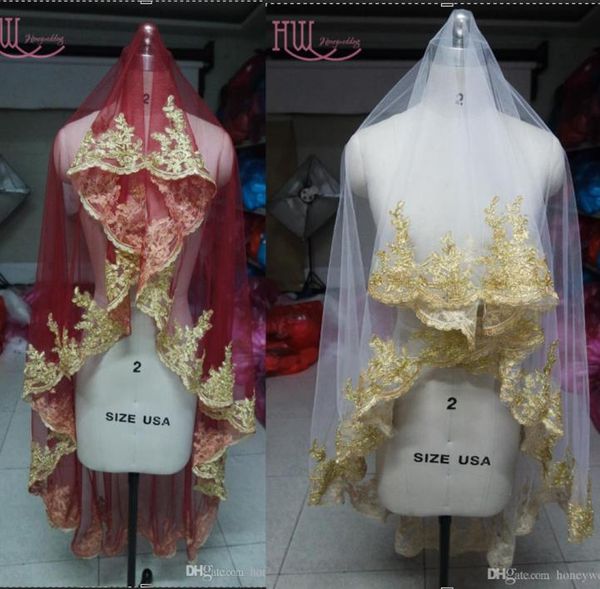 fantasy burgundy white ivory tulle wedding veils with gold lace edge 18m long bridal veil custom wedding accessories 911877, Black
fantasy burgundy white ivory tulle wedding veils with gold lace edge 18m long bridal veil custom wedding accessories 911877, Black