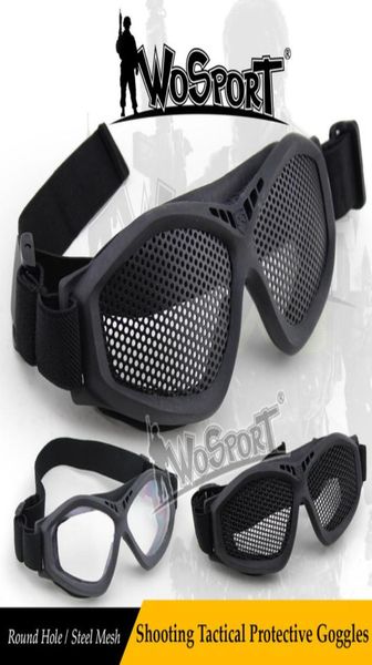 wosport new tactical shooting steel net mesh eye protective goggles outdoor airsoft cs field game combat sunlasses1062990, Black
wosport new tactical shooting steel net mesh eye protective goggles outdoor airsoft cs field game combat sunlasses1062990, Black