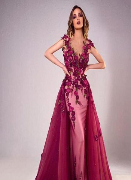 luxury 3d floral appliqued pearl beaded sheer v neck 2020 new mermaid evening dresses with detachable train custom made prom dres5136387, Black;red
luxury 3d floral appliqued pearl beaded sheer v neck 2020 new mermaid evening dresses with detachable train custom made prom dres5136387, Black;red