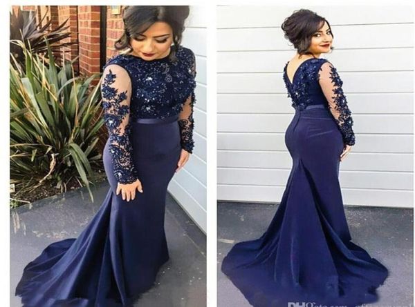 vestidos 2021 special occasion formal evening dresses navy blue sheer long sleeves mermaid mother dresses appliqued satin party go3409302, Black;red
vestidos 2021 special occasion formal evening dresses navy blue sheer long sleeves mermaid mother dresses appliqued satin party go3409302, Black;red