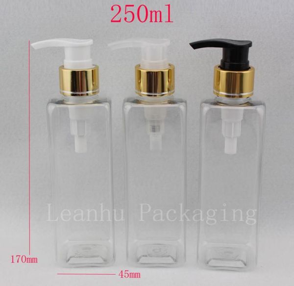 250ml x 20 square body lotion plastic cosmetic bottles with gold liquid soap pump shampoo clear pet container with dispenser5858951
250ml x 20 square body lotion plastic cosmetic bottles with gold liquid soap pump shampoo clear pet container with dispenser5858951