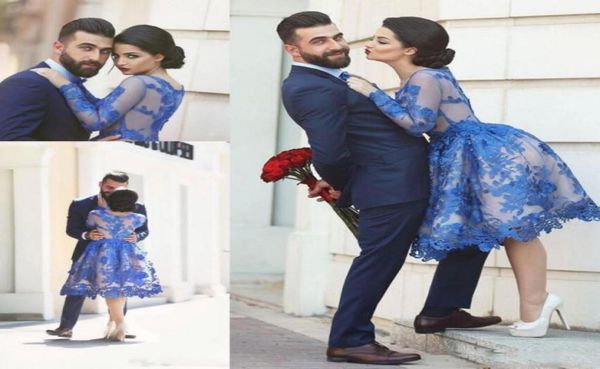 royal blue saudi arabia prom dresses see through with lace appliques knee length long sleeves evening party gowns homecoming dress3001139, Black
royal blue saudi arabia prom dresses see through with lace appliques knee length long sleeves evening party gowns homecoming dress3001139, Black