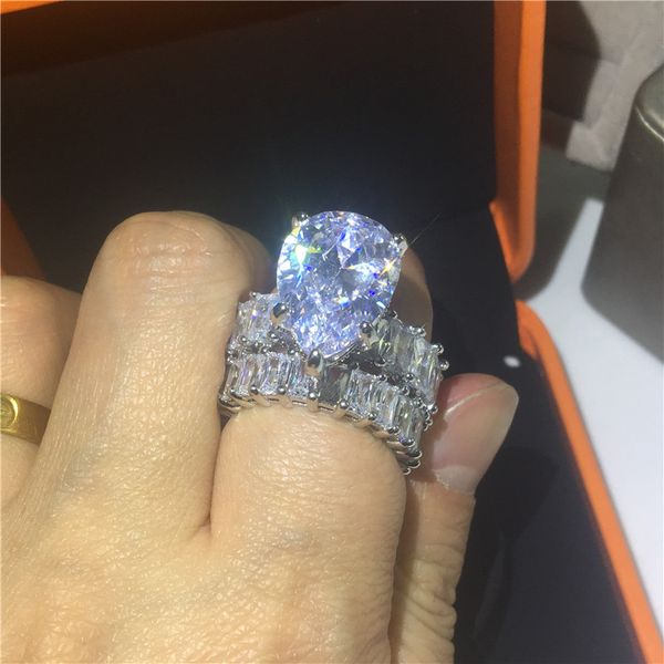 handmade oval cut 8ct aaaaa cz ring sets 925 sterling silver engagement wedding band rings for women men vintage party jewelry, Slivery;golden
handmade oval cut 8ct aaaaa cz ring sets 925 sterling silver engagement wedding band rings for women men vintage party jewelry, Slivery;golden