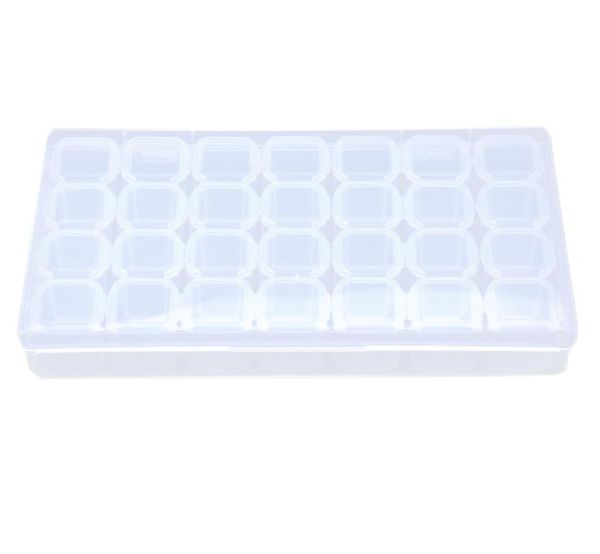 28 separate slots empty storage box clear nail art rhinestones tools jewelry beads display storage box case organizer holder5382074, Silver
28 separate slots empty storage box clear nail art rhinestones tools jewelry beads display storage box case organizer holder5382074, Silver