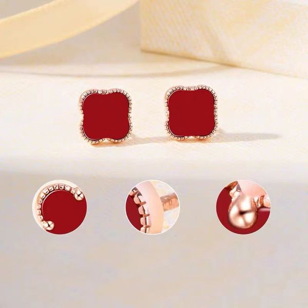 stud earrings clover earrings designer earings heart earrings charm four leaf 4 colour emerald fashion jewelry red green 18k gold plated wom, Golden;silver
stud earrings clover earrings designer earings heart earrings charm four leaf 4 colour emerald fashion jewelry red green 18k gold plated wom, Golden;silver