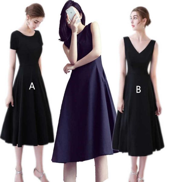 black satin short cocktail dresses 2019 knee length party dress new simple evening gowns 2 style2746613
black satin short cocktail dresses 2019 knee length party dress new simple evening gowns 2 style2746613