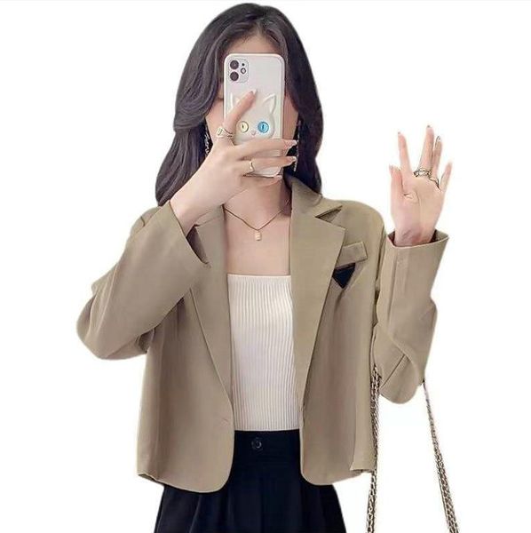 new autumn womens one button small suit jacket women outerwear women's sports jackets ol coatover coat spring outwear clothing 002, Black;brown
new autumn womens one button small suit jacket women outerwear women's sports jackets ol coatover coat spring outwear clothing 002, Black;brown
