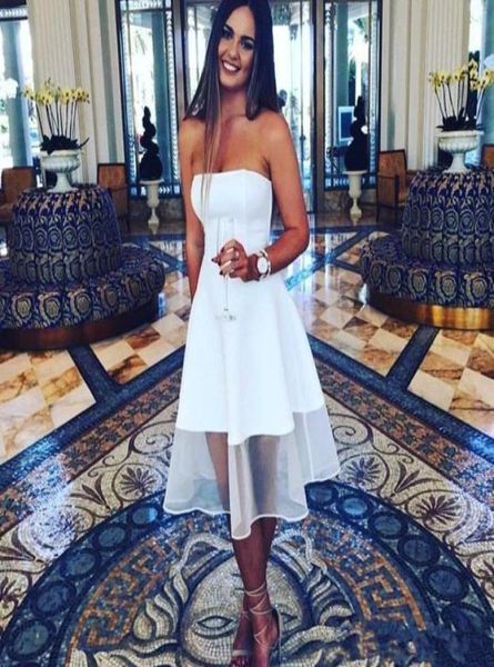 simple white cocktail dresses a line strapless knee length satin and tulle short prom wear custom made homecoming dresses7041748, Black
simple white cocktail dresses a line strapless knee length satin and tulle short prom wear custom made homecoming dresses7041748, Black