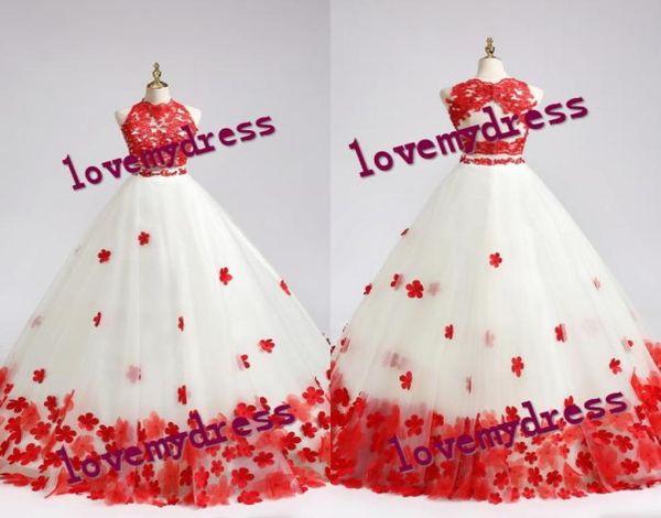 2022 hand made flowers quinceanera prom dresses two pieces sheer jewel neck applique red lace bead sweet 16 dress graduation party9480859, Blue;red
2022 hand made flowers quinceanera prom dresses two pieces sheer jewel neck applique red lace bead sweet 16 dress graduation party9480859, Blue;red